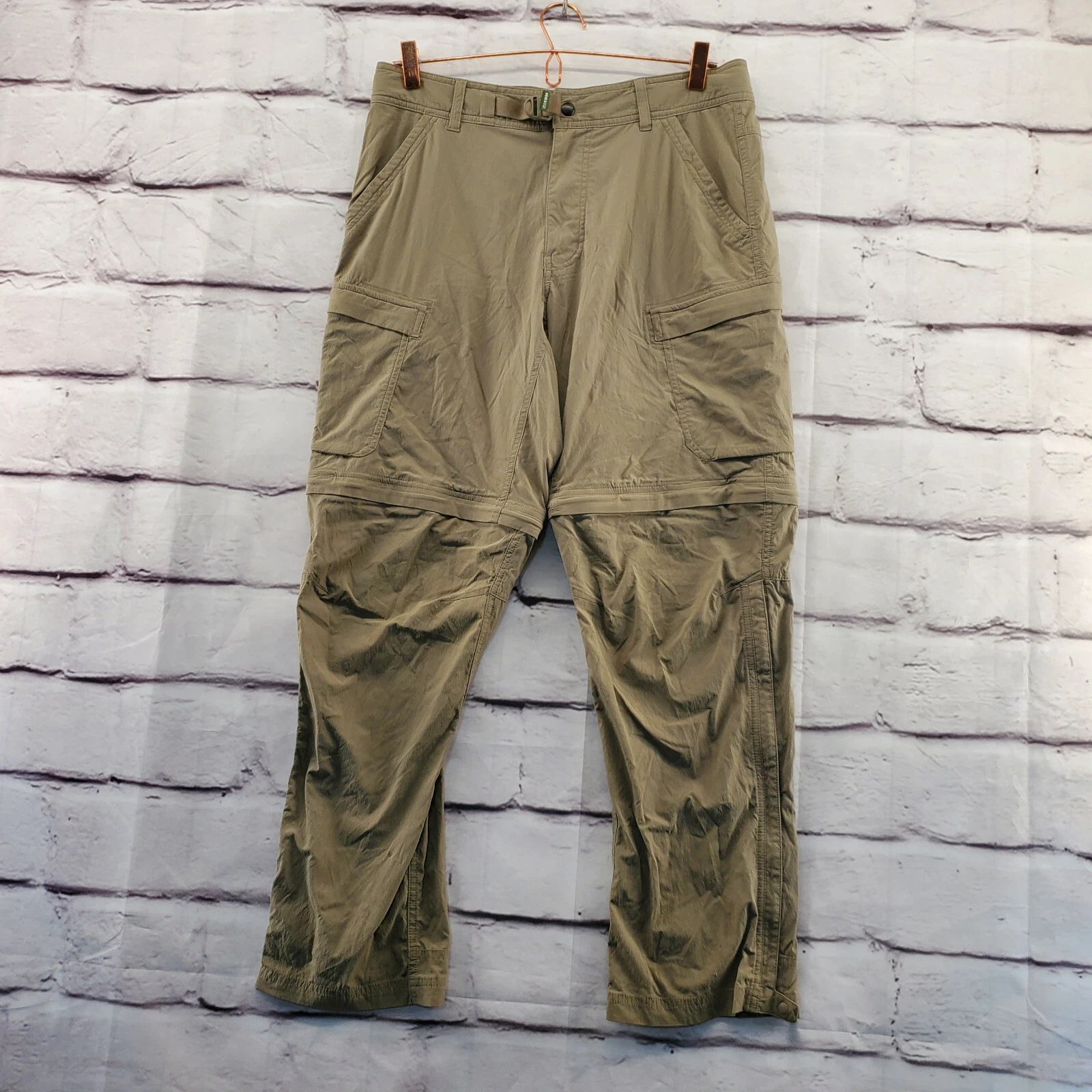 REI CO-OP Pants Mens 32 X 30 Convertible Zip Off Hiking Actual 32 X 27 Tan
Opens in a new window or