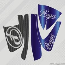 PRAGA 2019 STYLE DD2 AIRBOX STICKER KIT - ROTAX - KARTING