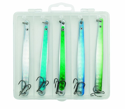 Ensemble de clignotants flash Kinetic Belone 5 pièces clignotants brochet cornéen clignotant côtier Mefo 16-24 g - Photo 2/2