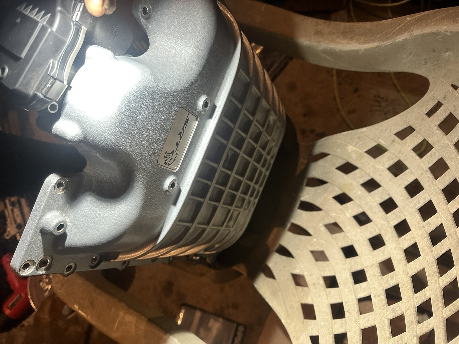 Dodge Hellcat Supercharger Lid & Pressure Relief Valve OEM 68170670AF