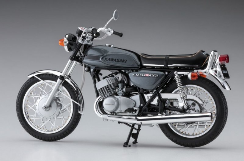 ③⑦様　未組立 NAGANO 1/8 KAWASAKI 500-SS MACH Nagano KAWASAKI 1/8 750-SS & 500-SS Mach III Plastic MODEL
