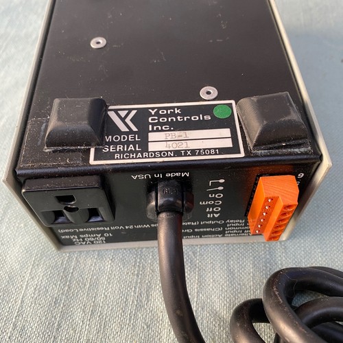 York Controls Power Box Universale Modello PB-1 Funzionante 120V 6 Pin Made USA Vintage - Foto 6 di 12