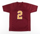Dyami Brown Signed Washington Football Team Jersey (Beckett Holo) 2021 Draft Pck — photo 3