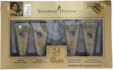 Shahnaz Husain Ayurveda 24 Carat Anti Aging Timeless Youth Gold Facial Kit 40GM,