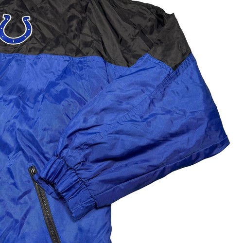 Indianapolis Colts Jacket Men's Large Vintage Game Day Full Zip Coat NFL Blue - Picture 4 of 10