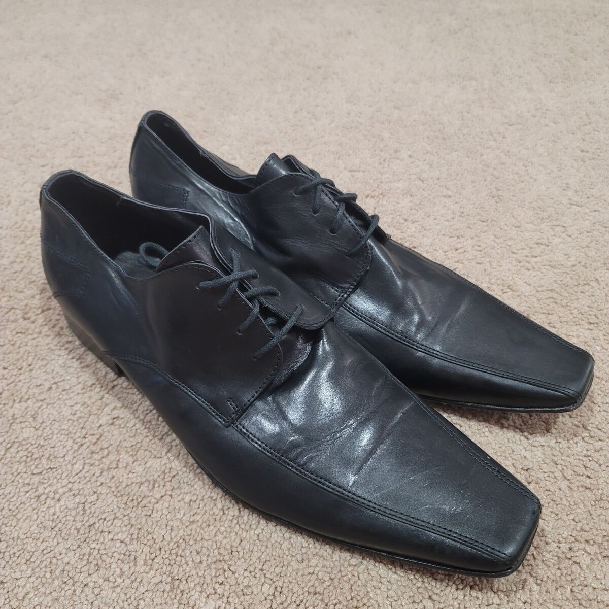 Vero Cuoio Italian Leather Size 44 Dress Shoes Made in Italy Vero Cuoio Italian Leather Size 44 Dress Shoes Made in Italy