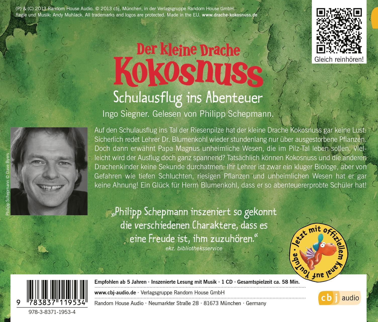 Thumbnail - Der Kleine Drache Kokosnuss 19- Schulausflug Ins Abenteuer Ingo Siegne