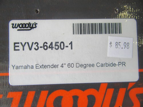 WOODY'S YAMAHA EXTENDER 4" CARBIDES 60 DEGREE #EYV3-6450-1 Item #4273 - Picture 2 of 3