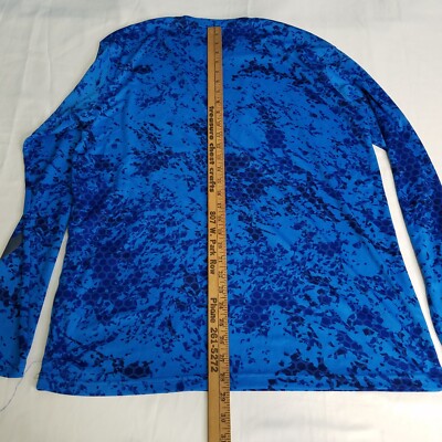 Costa Fishing Rash Guard Chemise Homme XXL Bleu Numérique