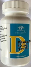 Nu-health Vitamin D3 2000 iu 300 softgels