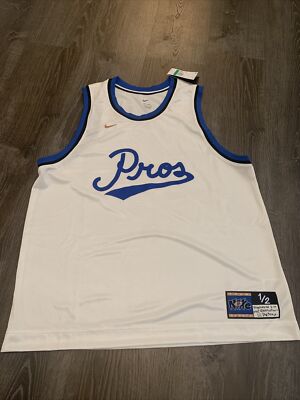 Nike Men  Lil Penny Hardaway 1/2 Cent Basketball Jersey White DA5991-100  XL