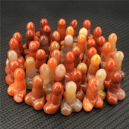 Wholesale Natural mix mini Penis Carved quartz Crystal Massager Wand Healing - Picture 296 of 296