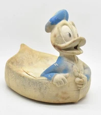 Donald Duck Vintage 6" Bath Toy The Sun Rubber Co. Disney