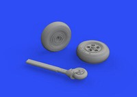MW22 Eduard 648579 Spitfire Mk.I Wheels 1/48 Brassin For Eduard