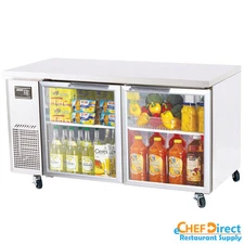 Turbo Air JUR-60-G-N Undercounter Side Mount Glass Door