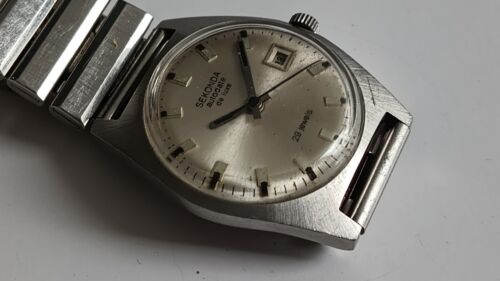 SEKONDA (POLJOT) DE LUXE ALL STEEL - VINTAGE RUSSIAN AUTOMATIC WRISTWATCH #2 - Picture 2 of 5