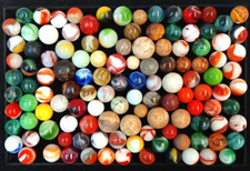 Lot Of 121 QTY Marbles Vintage AKRO, CERAMIC MICA MISC - FREE SHIPPING