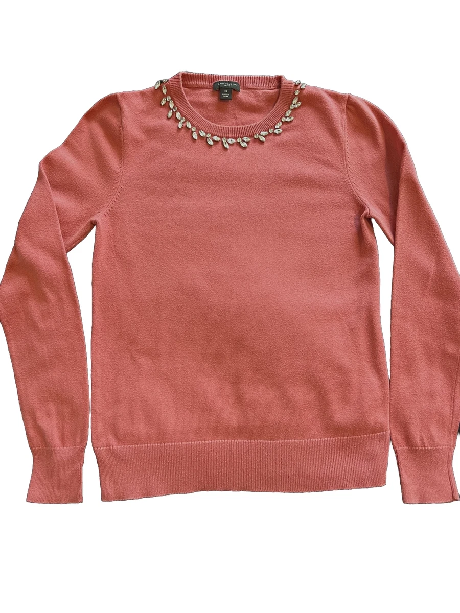 Ann taylor crew neck sweater clearance