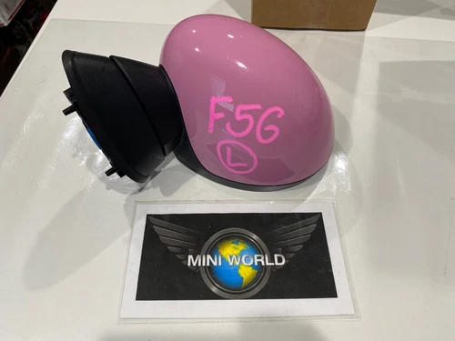 14-21 MINI COOPER F56 Driver Door Mirror Pink 3 Pins Blue Connector Genuine