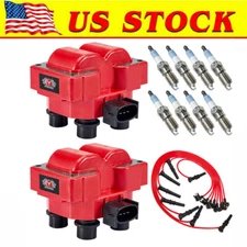 Ignition Coil &Spark Plug +Wires For Ford Ranger F150 Lincoln Mercury V8 FD487