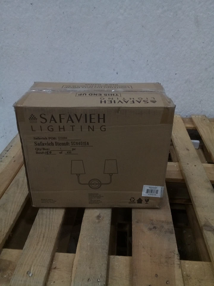 Safavieh EZRA TWO LIGHT WALL SCONCE, Reduced Price 2172721746 SCN4015A - Image 4 of 4