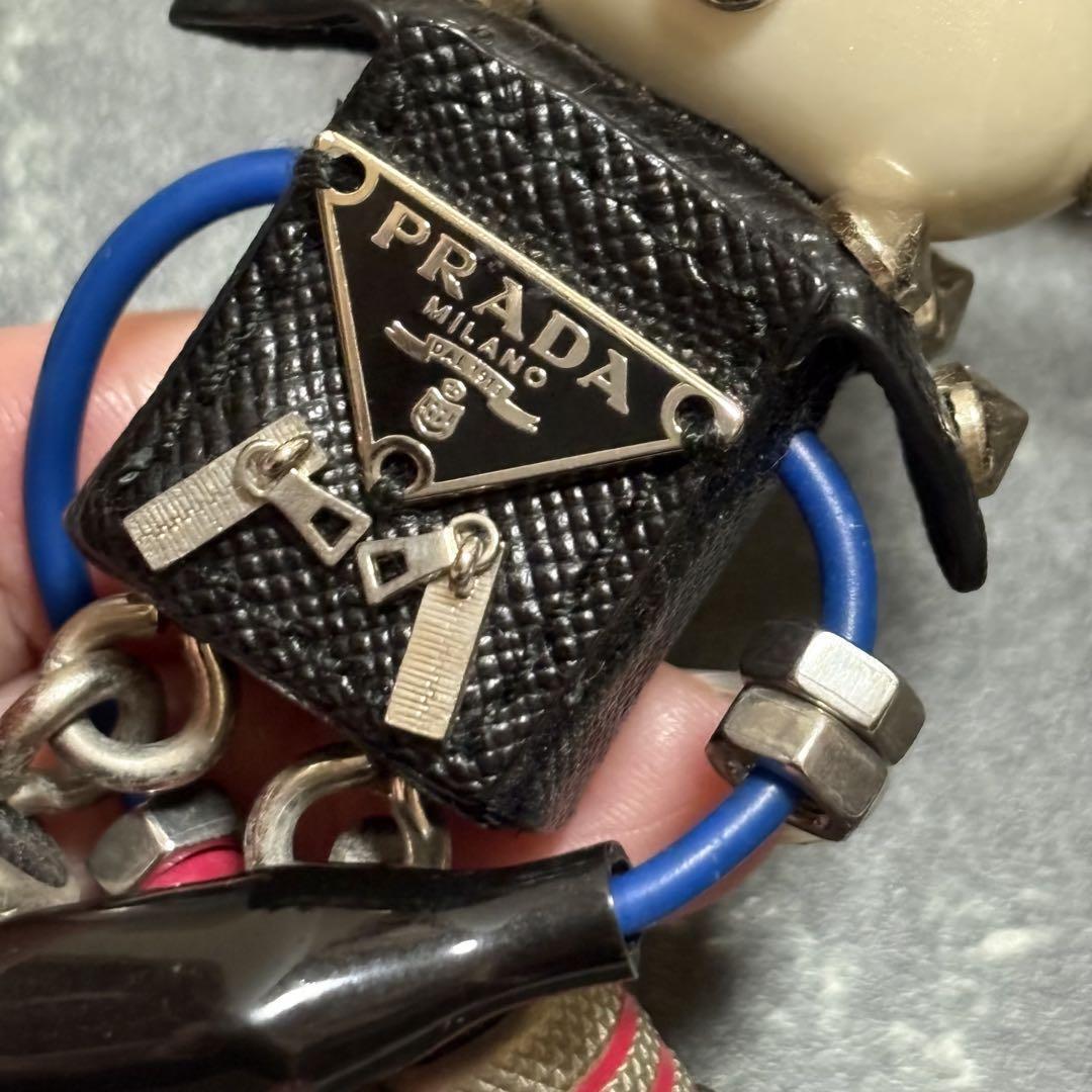 PRADA bag charm key ring chain Robot Edward | eBay