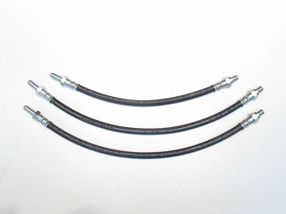 Nuevo kit de manguera de freno de 3 piezas Aston Martin DB2 DB2-4 y DB3-4 MK3A 3700634/3700628 Foto 3 de 3