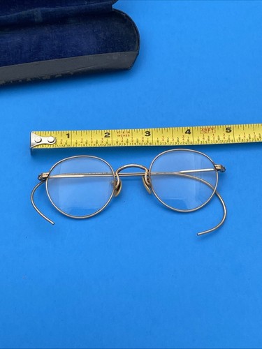 American Optical FUL-VUE Art Deco Full Rim EYEGLASSES GOLD 1/10 12K GF w/ Case - Picture 20 of 20