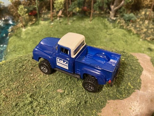 1956 Ford F-100 Lifted 4x4 Truck 1/64 Diecast Custom Off Road 4WD FoMoCo F100 M2 - Picture 7 of 12