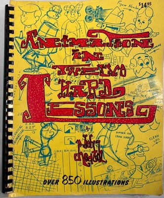 VTG Animation in Twelve Hard Lessons Bob Heath 1972 Instruction Diagram Handbook