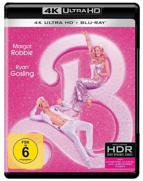 Barbie 4K, 1 Uhd-Blu-Ray + 1 Blu-Ray | Greta Gerwing | Blu-Ray Disc | Deutsch-image
