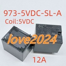 5PCS NEW 973-5VDC-SL-A 12A Relay #YM
