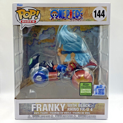 Funko Pop One Piece Franky w/ Black Rhino FR-U 4 #144 ECCC 2026 Jumbo Exclusive