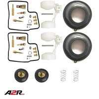 2X Vergaser Reparatursatz Komplett Membran FüR Honda NT650V Deauville RC47
