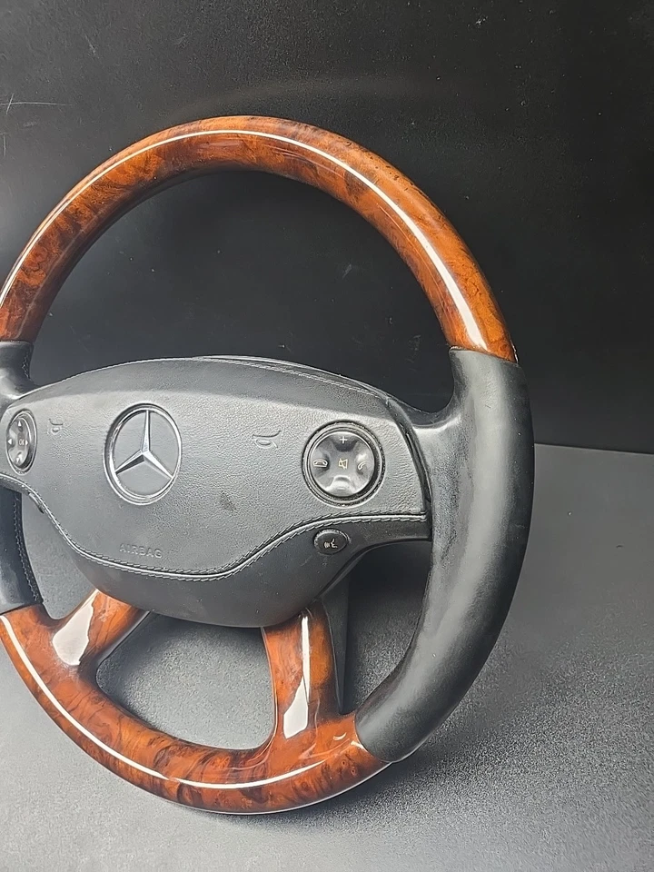 07-10 Volante MERCEDES-BENZ W221 S550 S600 CL550 CL600 NEGRO OEM Foto 2 de 4