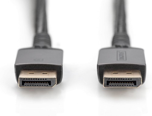 Digitus Displayport connection cable - Displayport 1.4-8K/60hz - braided cable - - 第 2/7 張圖片