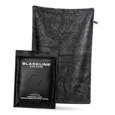 Blackline 24''x36'' Twisted-Loop Car Drying 24''x36'' Double sided Charcoal Grey