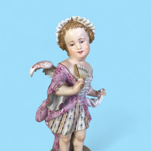 Meissen Porcelain Figure of Cupid as Coquette - Picture 3 of 11