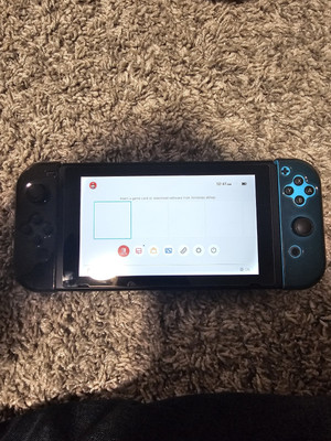 Nintendo Switch 32GB Handheld Console - Black/Neon Blue