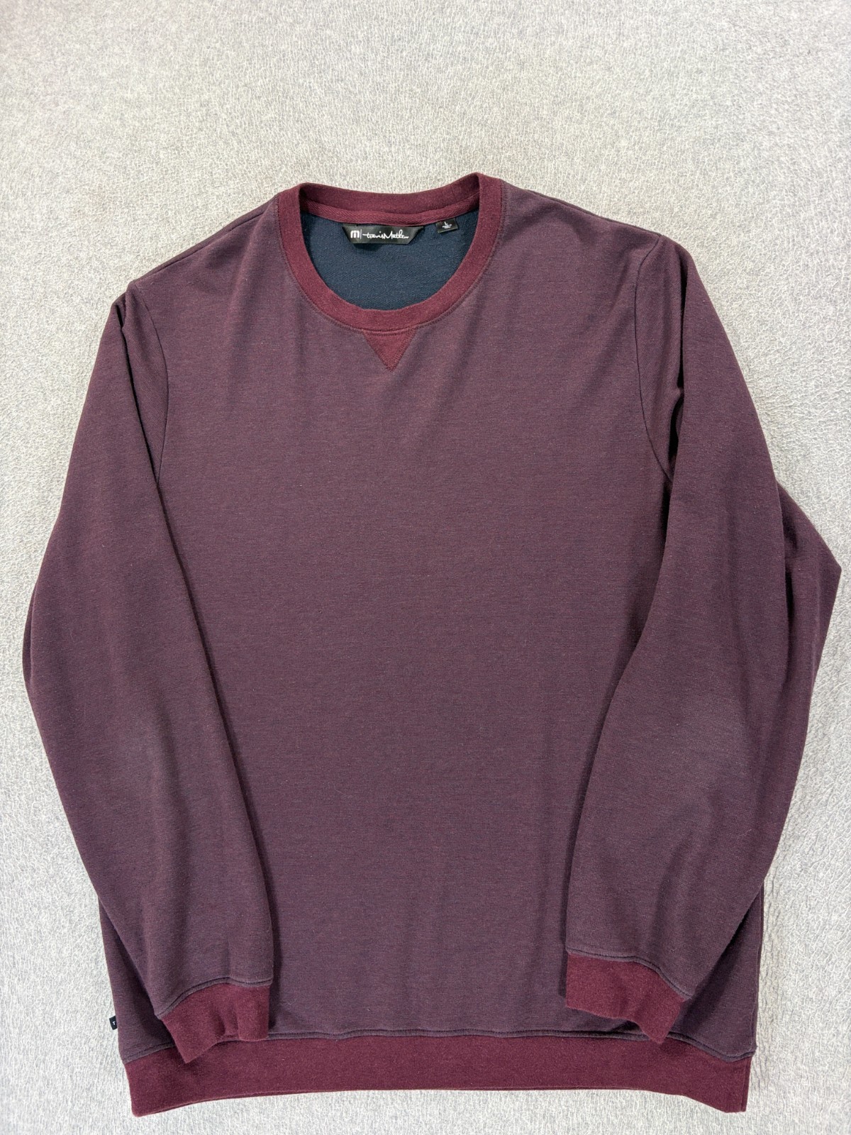 Travis Mathew Polyester Cotton Midweight Crew Swe… - image 1