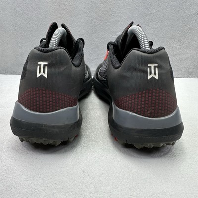 Nike Tiger Woods TW \'15 Mens Size 8.5 Golf Shoes Black / Red Spikes Rare Limited Nike Tiger Woods TW  main image 4