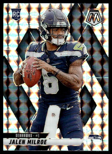 Jalen Milroe 2025 Panini Mosaic #322 Mosaic RC Seattle Seahawks Football Card