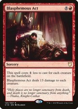 NM Blasphemous Act, MTG, Commander 2018, Magic the Gathering, 120