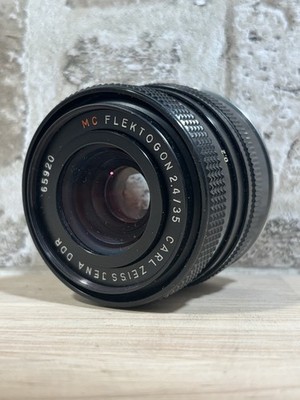  MC Carl Zeiss Jena Flektogon lens 2.4/35 mm M42 Canon adaptable Nice Cond. 
