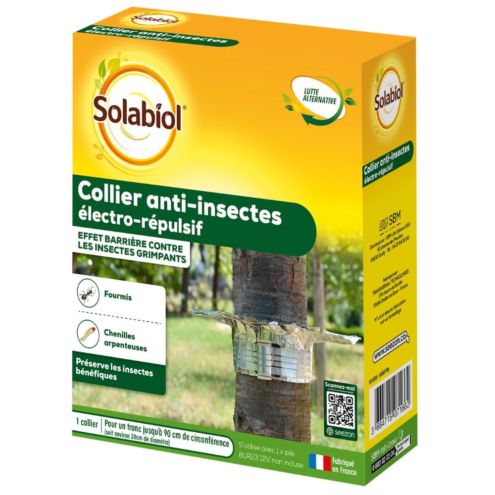 Collier électro répulsif randonnée en forêt protection puces et tiques chien moyen