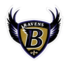 Baltimore Ravens Logo Weather Resistant Vinyl Sticker/Decal 04
