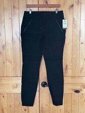 NWT DULUTH TRADING CO Women's Flexpedition Pull-On Skinny Pants, Black 12 Long