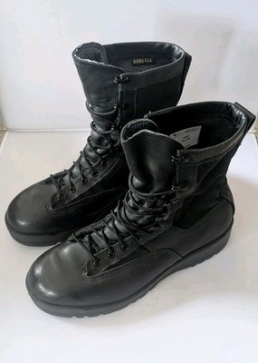 BELLEVILLE WATERPROOF GORE-TEX DUTY BOOTS 700V Black, US Size 10.5 W, UK 9.5