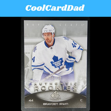 2010-11 SP Game Used ROOKIES #137 Brayden Irwin Rookie /699 Toronto Maple Leafs
