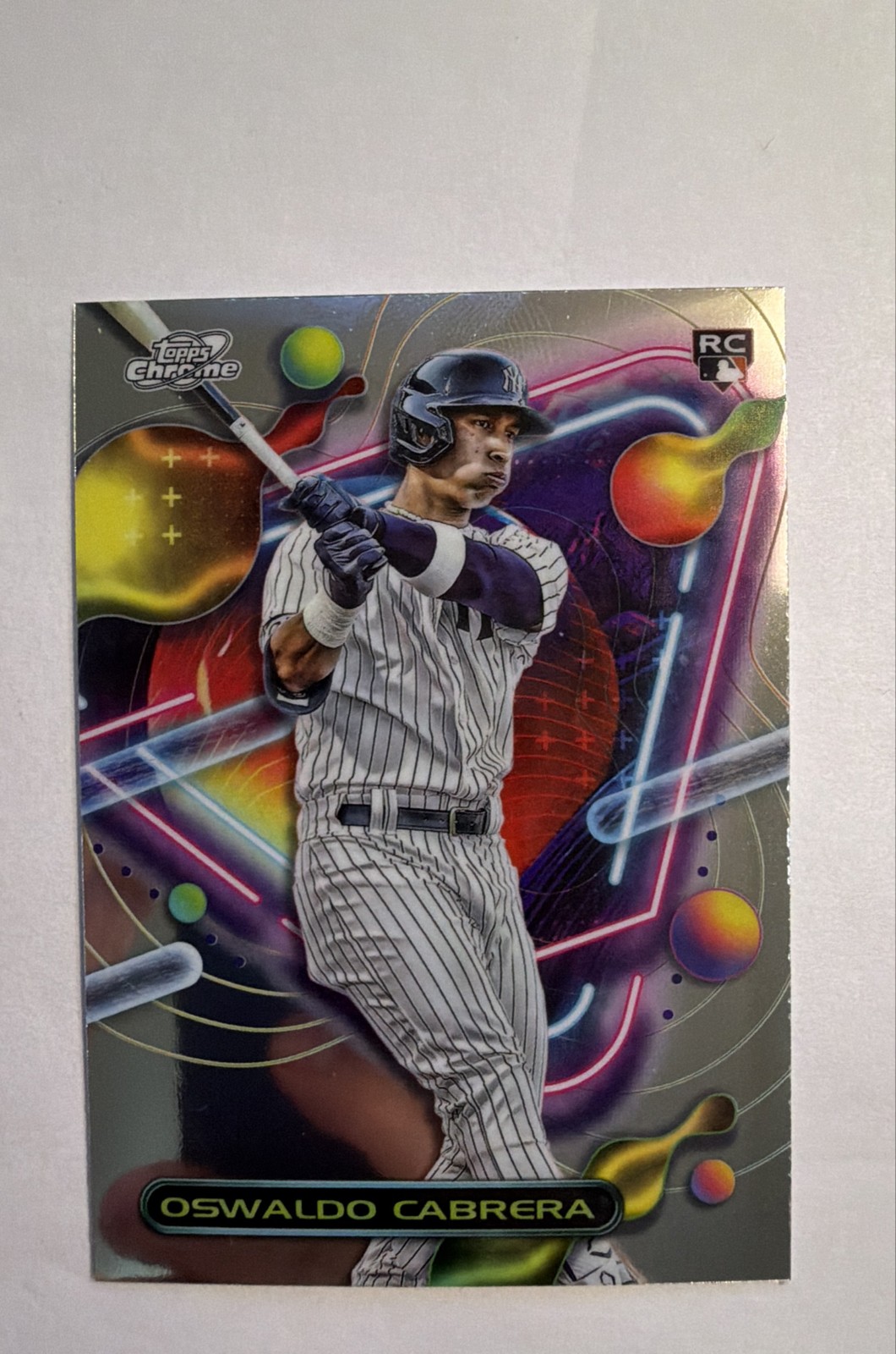 2023 Topps Cosmic Chrome - Oswaldo Cabrera #134 Refractor (RC)